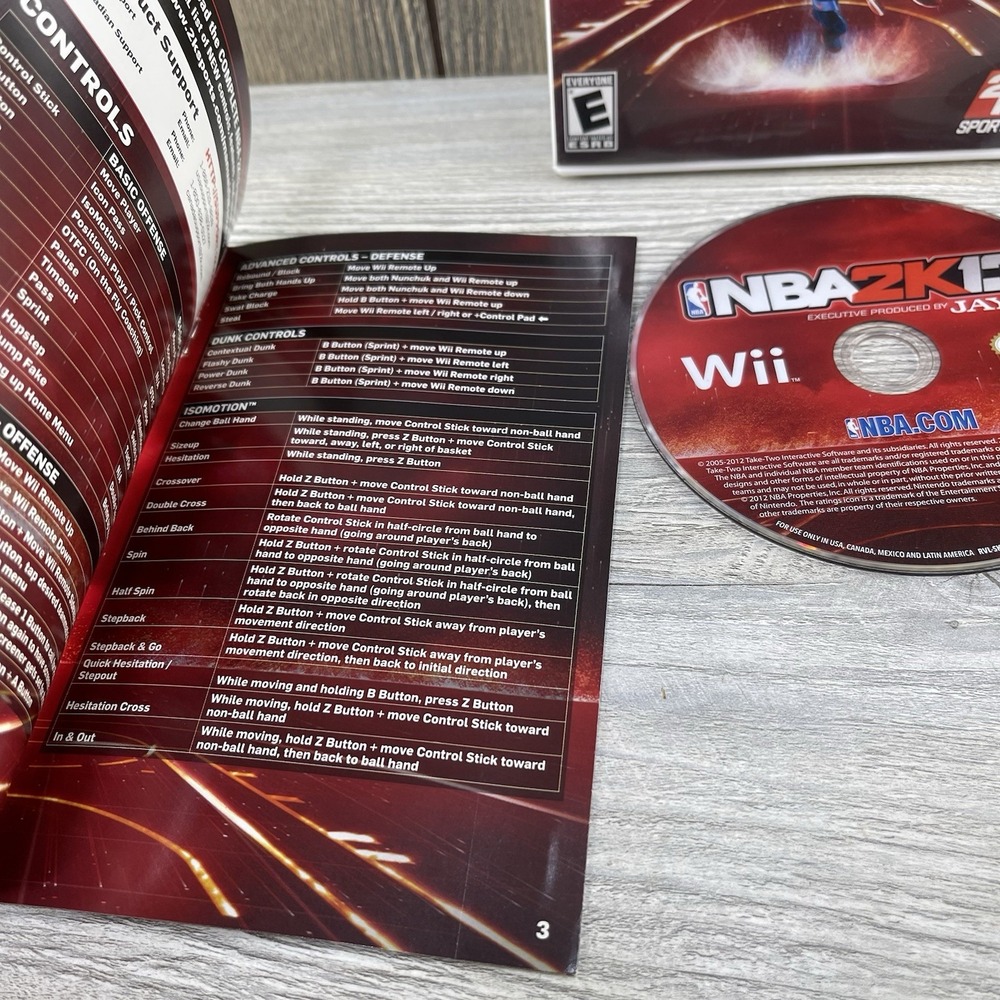 NBA 2K13 (Nintendo Wii, 2013) Complete With Manual Tested - Picture 3 of 16